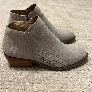 Lucky Brand Suede Fabiana Ankle Boots